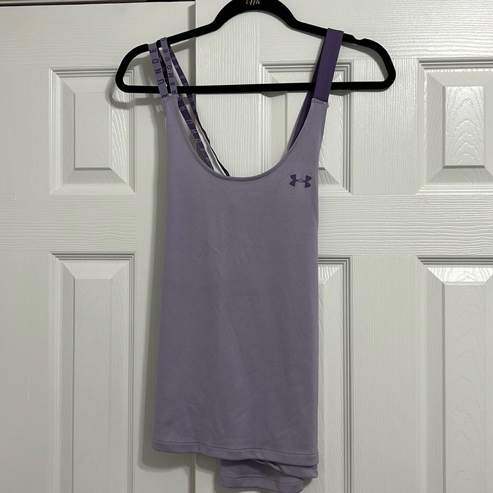 Under Armour Purple CrossBack Tank